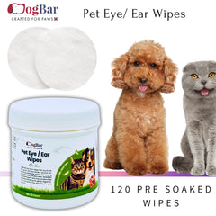 Pet Eye/Ear Wipes - Pack of 120