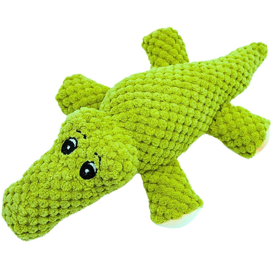 Gator The Croc - Plush Toy with Squeaker for Dogs