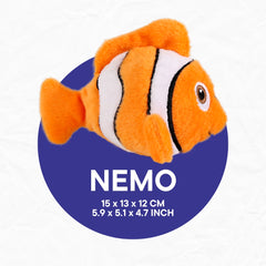 NEMO - Plush Squeaky Ball Toy | Fish Tank Collection
