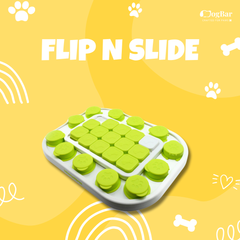Flip N Slide Toy for Dogs - Treat Hider / Sudoku Puzzle