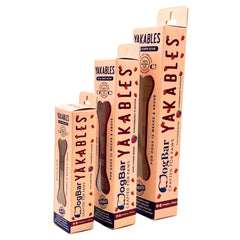 Strawberry Flavor – Medium (60-90g) – DogBar's Yakables | 100% Natural Vegetarian Yak Milk Bone | High Protein & Calcium, Gluten Free, Long Lasting Dental Chew