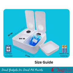 Double Dish Diner for Dogs | Schedule and Feed Meals