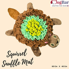 Squirrel Snuffle Mat, Treat Hider Fun Activity for Dogs