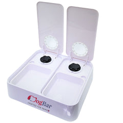 Double Dish Diner for Dogs | Schedule and Feed Meals