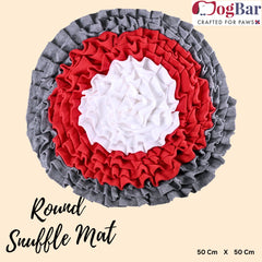 Round Snuffle Mat, Treat Hider Fun Activity for Dogs