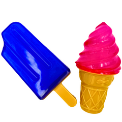 Ice Cream Bar & Cone Chill Toys