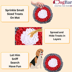 Squirrel Snuffle Mat, Treat Hider Fun Activity for Dogs