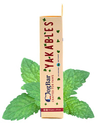 Mint Flavor – Medium (60-90g) – DogBar's Yakables | 100% Natural Vegetarian Yak Milk Bone | High Protein & Calcium, Gluten Free, Long Lasting Dental Chew
