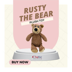Rusty - The Bear - Plush Toy with Squeaker