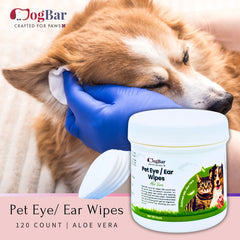 Pet Eye/Ear Wipes - Pack of 120