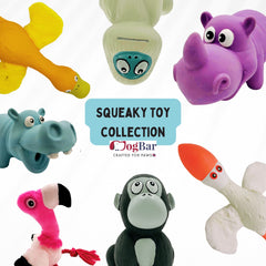 Mr. Muddy - The Rhino with Squeaker Toy for Dogs