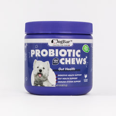 Probiotic Chews for Dogs, 120 Soft Chew, Chicken Flavour