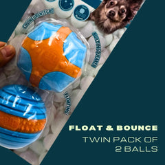 Float & Bounce Twin Balls Pack for Dogs