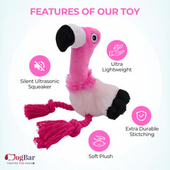 Flutter - The Flamingo - UltraSonic Toy for Dogs