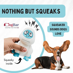 Mr. Bigfoot - The Yeti Squeaky Toy for Dogs