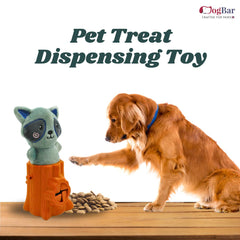 Rooky Raccoon - Plush Toy, Treat Hider, Squeaky Toy for Dogs