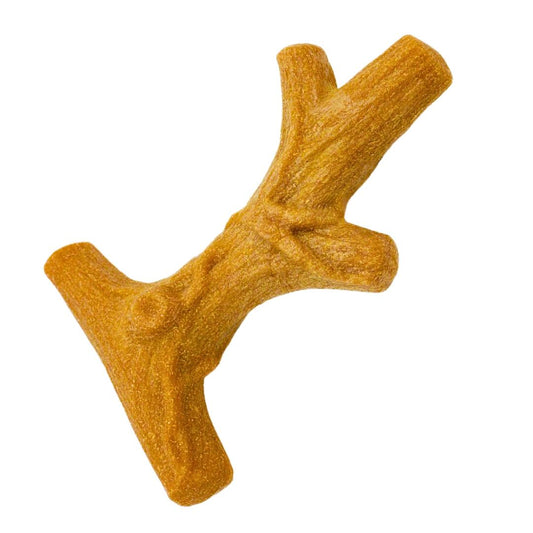 Wood Tree Branch Chew Toy - Peanut Butter Flavor