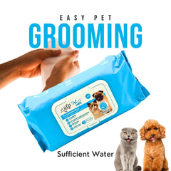 Pet Wipes for Dogs - 100 pc - coconut vanilla scent