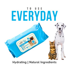 Pet Wipes for Dogs - 100 pc - coconut vanilla scent