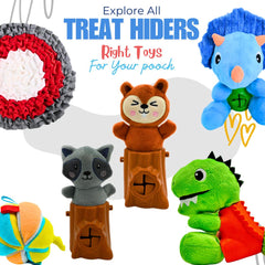 T- Rex Treat Hider Toy for Dogs - Treat Hiders