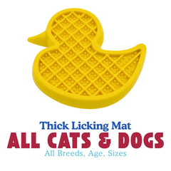 Duck Licki Mat with Strong Suction Cup