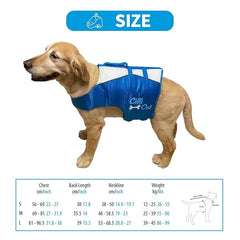 Sizing guide for dog jacket