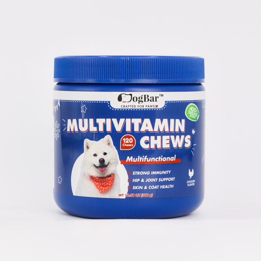 Multivitamin Chews for Dogs and Cats, 120 Soft Chews, Chicken Flavour